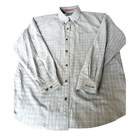 Columbia Sportswear Co. Men's Size Large Long Sleeve Button Down Dress Shirt (Or - Picture 4 of 5
